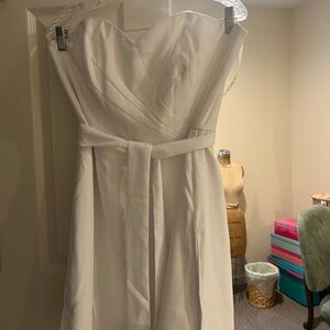 NWT Lilly Pulitzer Kylo Strapless Romper Resort White 12
